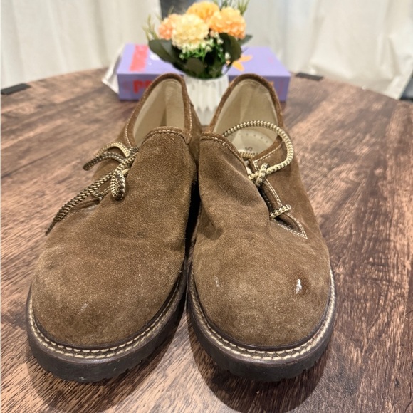 Spieth & Wendy Brown Suede Oxford Shoes with Classic Design - Picture 2 of 8